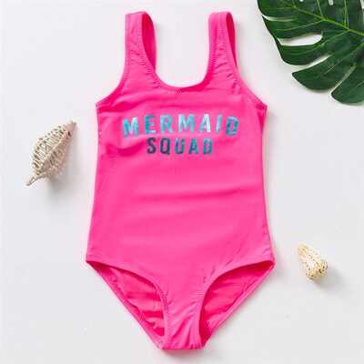 2-16years Girls Swimsuit One Piece Swimsuit 2021 Fashion Rai