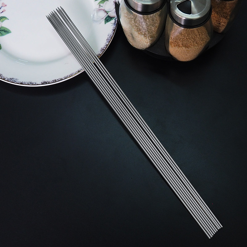 30不锈钢加厚圆签子烤肉签烤针烤串烧烤叉铁钎子羊肉串配件,户外/登山/野营/旅行用品,烧烤针,淘宝优惠券,粉丝福利购,淘宝优惠卷