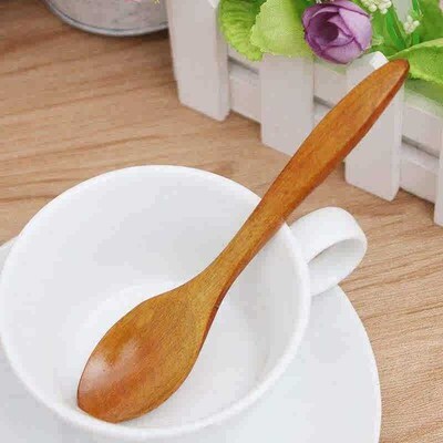 Hot-Wood Spoons Bowl Set,Wooden Flatware Tableware Cutlery
