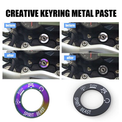 Motorcycle Start Lock Key Sticker Motorcycle Accesssories Ne