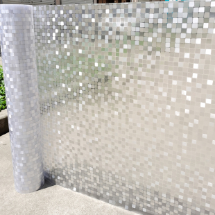 无胶静电窗户磨砂贴膜马赛克玻璃贴纸推拉门客厅阳台透光窗贴装饰