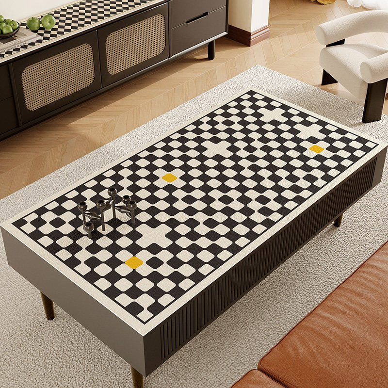 茶几垫客厅桌垫2023年新款pvc防水防油高级感硅胶桌布免洗防烫,居家布艺,茶几垫,淘宝优惠券,粉丝福利购,淘宝优惠卷