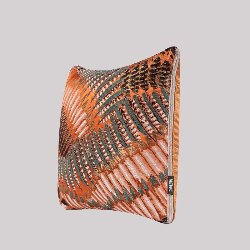 新宸优品 摩洛哥绣花全棉抱枕被两用橘绿热带风情羽毛多功能靠枕,居家布艺,抱枕被,淘宝优惠券,粉丝福利购,淘宝优惠卷