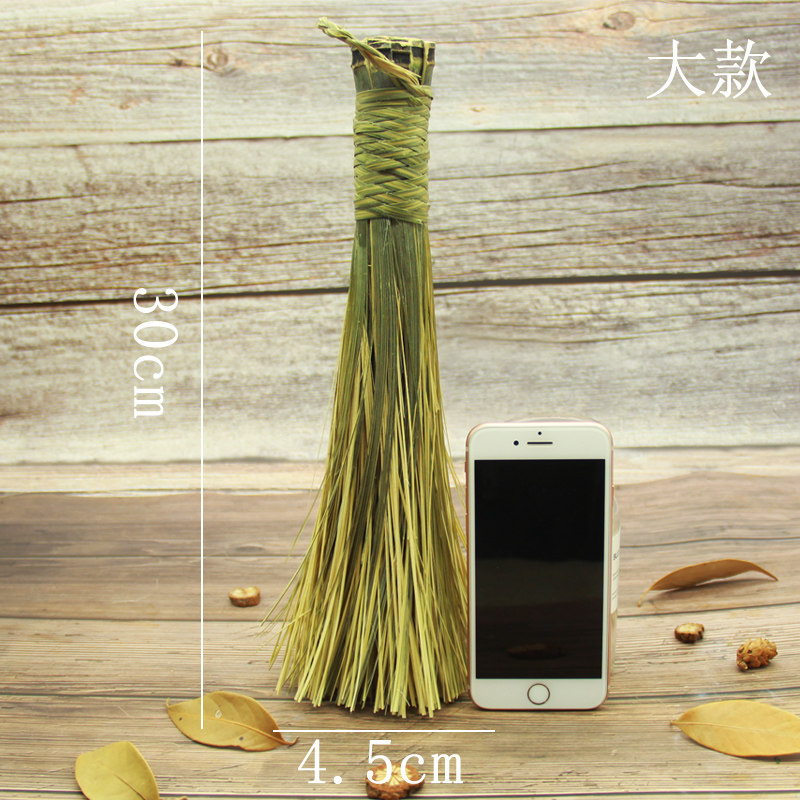 竹制品手工竹编竹刷子铁锅刷子复古老式刷把 洗蒸笼筲箕簸箕 炊帚