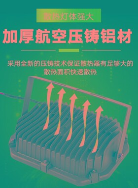 亚明led投光灯户外防水超亮100w200w400w大功率球场车间照明射灯