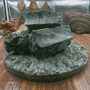 墨脱石锅边角料 天然皂石养身汤煮水雪花石大块敲碎可选1.5斤包邮