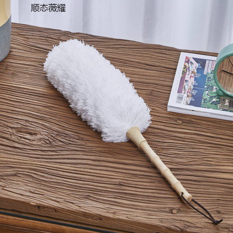 鸡毛撢子扫灰家用弯曲静电除尘掸吸灰清洁神器车用擦柜灰尘可水洗