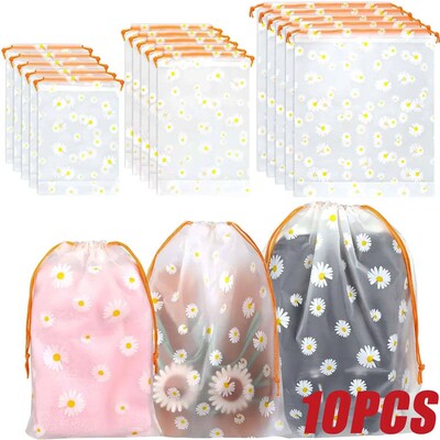 5/10Pc Travel Shoe Bag Waterproof Drawtring Storage Bag 3 Si