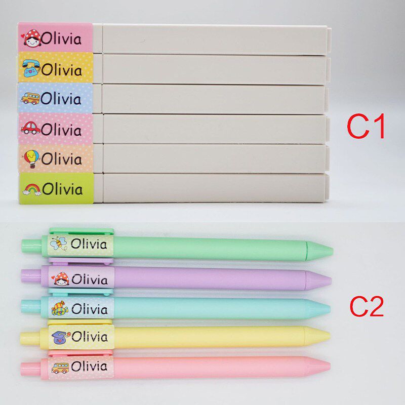 120Pcs Customize Name ers Waterproof Personalized Labels Chi - 实物图