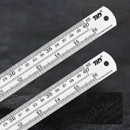 Double Side Stainless Steel Straight Ruler Metric Rule Preci
