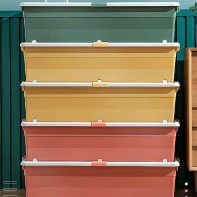 Underbed Storage Organizer Smooth-Rolling Wheels Large