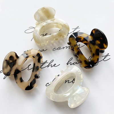 Sweet Mini Acetate Hair Clip for Women Girls Hair Claw Chic