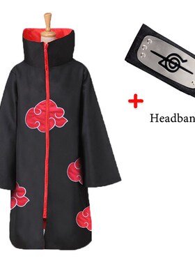 135-XXL Costume Cloak Akatsuki Cosplay Adult Children Hallow