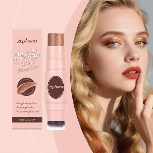Zephoco Multi-Use Dual-Ended Makeup Stick - Versatile, Long-