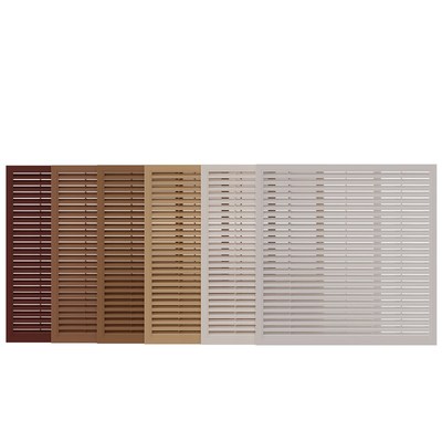 铝合金暖气罩百叶窗遮挡装饰新款暖气片防尘罩家用地暖分水器格栅