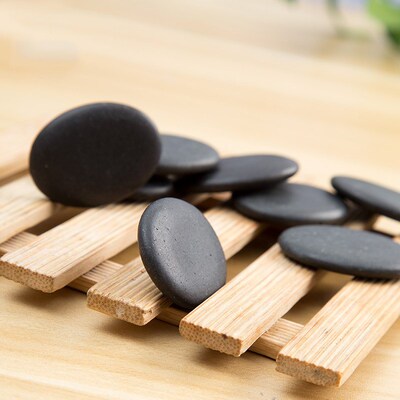 1PC Natural Hot Stone Massage SPA Rocks Basalt Stone Relieve
