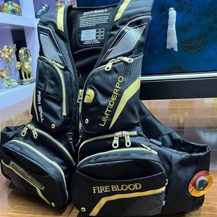 202新款矶钓救生衣大浮力可拆卸多功能钓鱼马甲背心垂钓