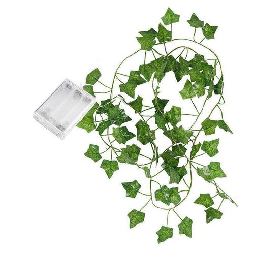 Christmas Outdoor Lights 2m/5m/10m Artificial Leaf Flower Le