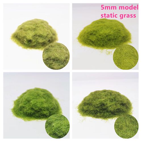 30G/bag ree Powder 3-8MM Static Grass Flocking Foliage HO OO