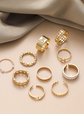 Bohemia Butterfly Hollow Knuckle Ring Set Womens Vintage Me