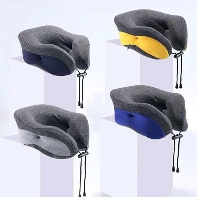 Memory foam U-shaped pillow for autumn car travel cervical