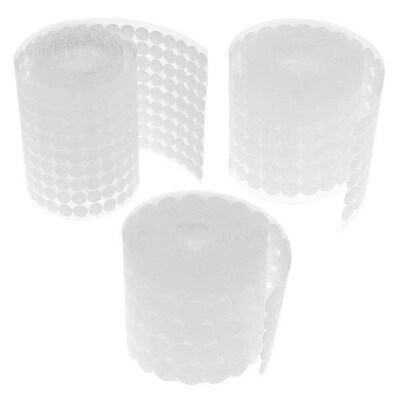 1000 Pairs Double-Sided Adhesive Fastener Tape Hooks Dot