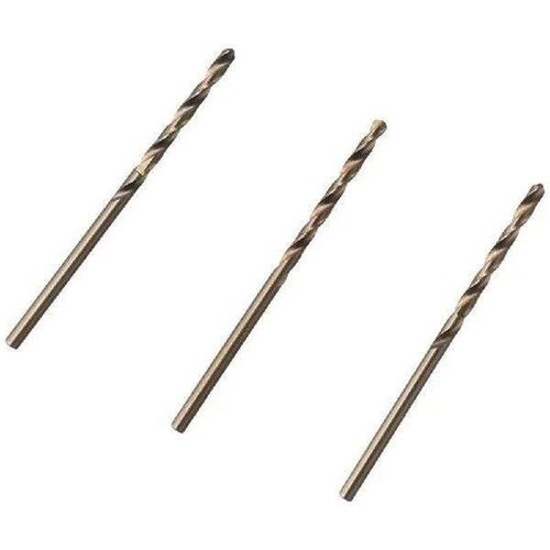 10pcs 2.5in Length Drill Bit Set Durable Steel Copper Twist