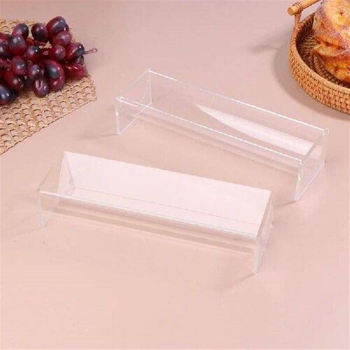 Clear Acrylic Cracker Tray Rectangular Cracker Dish Holder