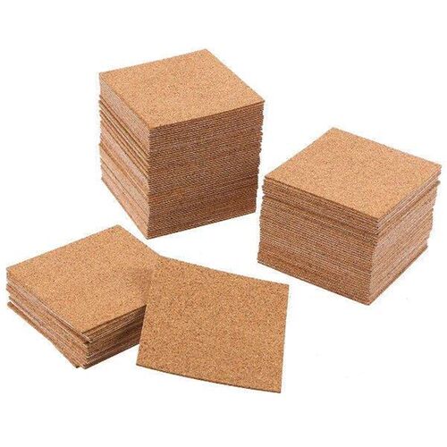 36 PCS Self-adhesive Cork Car Coasters Gasket Strip Spacer