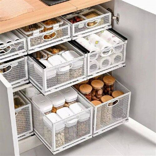 Kitchen Plate Storage Rack Kitchen Cabinet Built-in