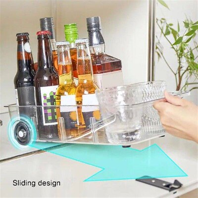 Refrigerator Storage Box Adjustable Divider Fridge