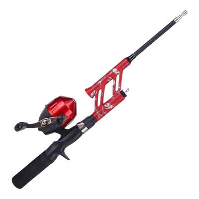 Fishing Rod and Reel Durable Carbon Fiber Pole 29.9inch Leng