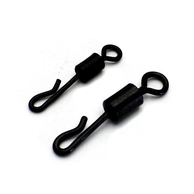 20PCS Carp Fishing Swivels Quick Change Stainless Steel for