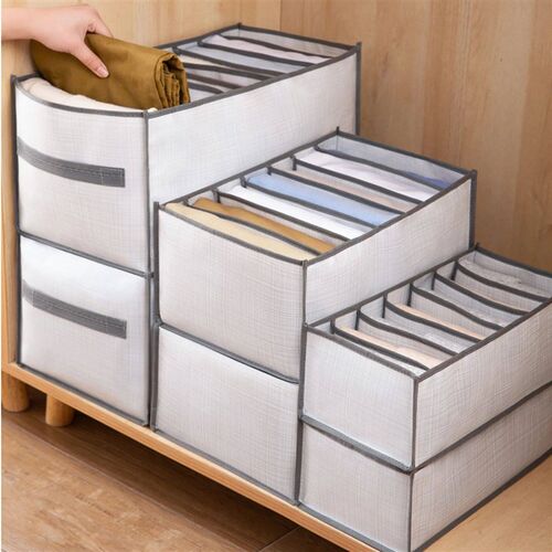 Closets Clothes Organizer Pants Jeans Storage Box Cabinet Dr