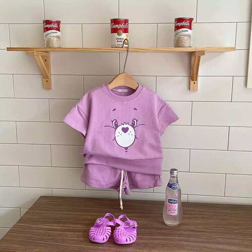 Childrens Clothing Childrens Summer Short-sleeved Suit Bab