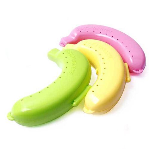 2023 Plastic Banana Protector Container Box Holder Case Food