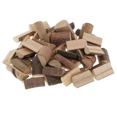 50 Packs Rustic Wood Half Cut Log Slices Bark Discs for DIY