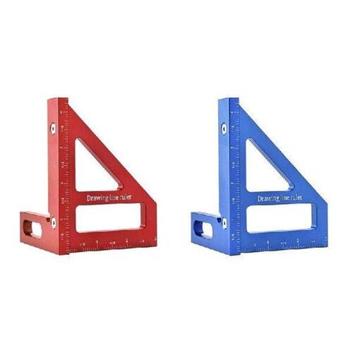 Multi-Angle Measuring Ruler,45/90 Degree Aluminum Alloy