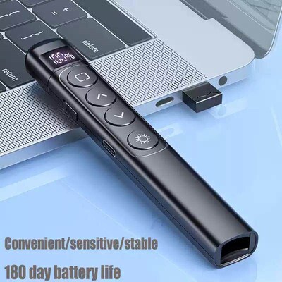 工厂好物PPT PowerPoint Clicker Presentation Pen USB Laser Po