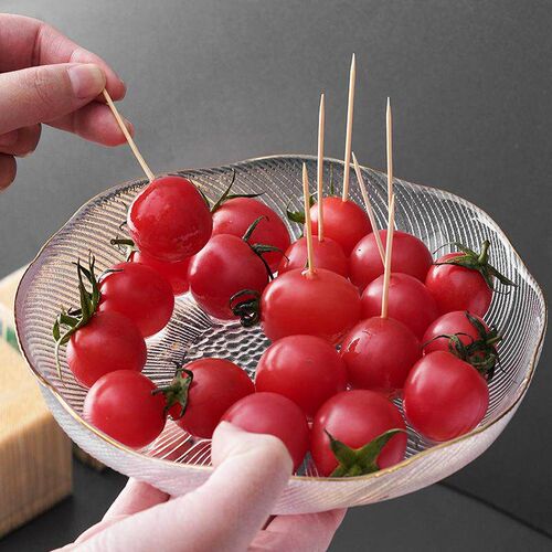 3600 pieces of bamboo toothpicks, dual-pointed ultra-fine to
