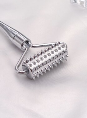 Stainless steel pointed roller spatula massage ball stone fa