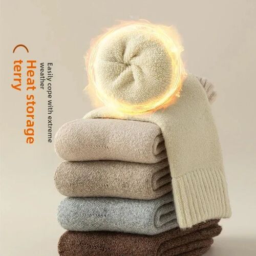 7 Pairs Socks Women Super Thicker Wool Socks Against Winter
