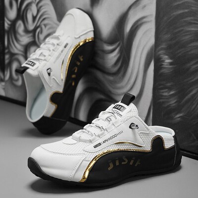 Plus Size 2025 Baotou Half-support Mens Shoes 1 Simple Vers