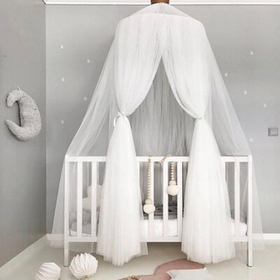 Mosquito Net Hanging Tent Star Decoration Baby Bed Crib Cano