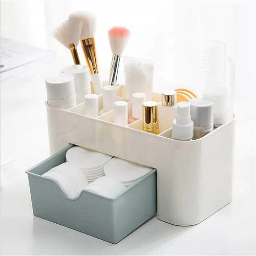 1PC/2PCS Cosmetics Storage Box With Drawer Desktop Bathroom