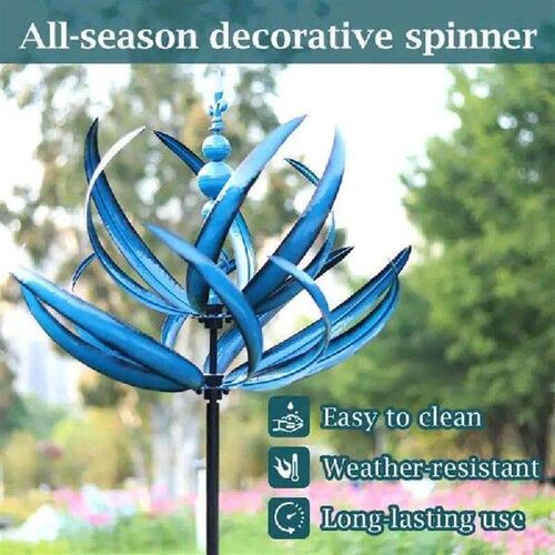 Harlow Wind Spinner Metal Windmill 3D Wind Powered Kinetic