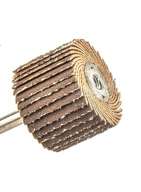 科盈活柄叶轮砂布磨头电气磨头百页片轮打磨抛光除锈KEYING磨具