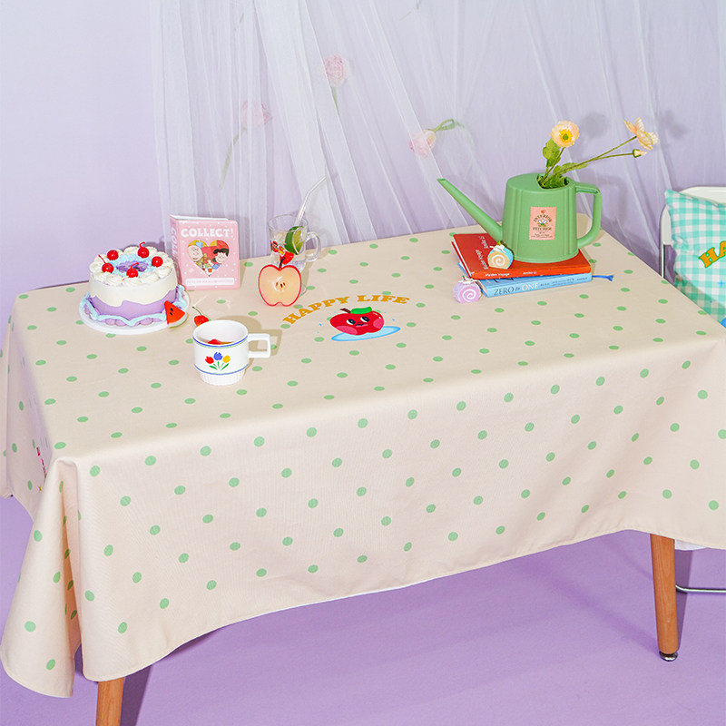 左咸敦道可爱日系复古茶几桌布格子条纹圆点书桌防水布隔热桌垫,居家布艺,桌布,淘宝优惠券,粉丝福利购,淘宝优惠卷