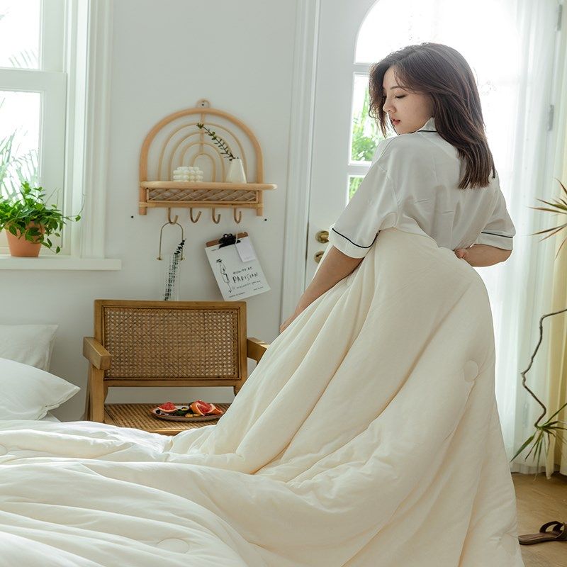 类全棉云感柔软针织天竺棉裸睡空调被夏季超软糯夏凉被全棉夏被,床上用品,化纤被,淘宝优惠券,粉丝福利购,淘宝优惠卷