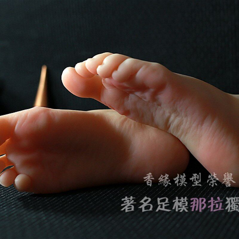 香缘模型那拉美脚女脚道具真人倒模脚趾下扣足底纹理真实丝袜专用